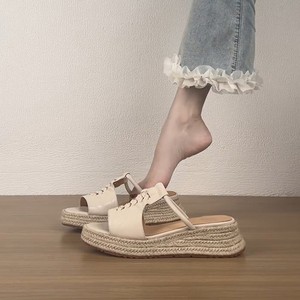 Nuove Ciabatte con Zeppa Alta e Suola Spessa 2026, Sandali Aperti <span class=keywords><strong>per</strong></span> Esterni - Product Image 3