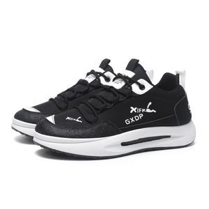 Chaussures pour hommes Printemps/Été 2026 Nouveau style Semelle souple Cuir et maille Tendance Légères Respirantes À lacets Basses Simples Décontractées - Product Image 5