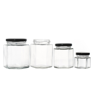 <span class=keywords><strong>KDG</strong></span> Factory-contenedor Hexagonal personalizado de 150ml, 280ml, 380ml, gran oferta, envase de pedernal, tapas de Metal, frascos de vidrio a granel - Product Image 6