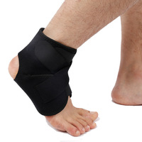 Attelle de cheville réglable en gros avec sangles en forme de 8, genouillère de sport sécurisée à bande auto-agrippante pour la course et le basketball