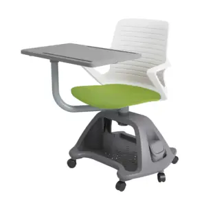 Popular Classroom Chair And Desk With Wheels Node Tripod Base School Chairs Desk For University