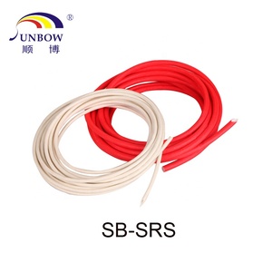 Goma de silicona de 2,0mm reforzada con trenza de fibra de vidrio no alcalina, manga de fibra de vidrio dentro de la fibra exterior de goma - Product Image 2