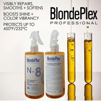 Crème réparatrice professionnelle pour cheveux abîmés, anti-casse, à l'huile d'argan biologique, formule concentrée BLONDEPLEX 400 ml