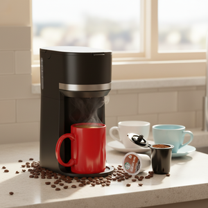 <span class=keywords><strong>Cafetera</strong></span> de Cápsulas Semiautomática Mini, <span class=keywords><strong>Cafetera</strong></span> Portátil para Cápsulas K-Cup y Multicápsulas - Product Image 2