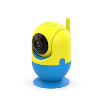 Caméra de sécurité WiFi mini 3MP, caméra IP intérieure panoramique et inclinable, design mignon, détection humaine IA, suivi automatique, surveillance pour bébé, animal domestique et maison