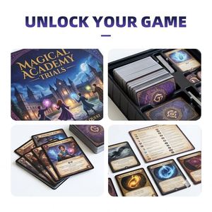 FUXI GAME Magical Academy Trials, jeu de société coopératif, cartes en carton couleur, éducatif, divertissement familial, 2 joueurs - Product Image 3