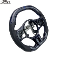 Volante de Fibra de Carbono con Fondo Plano de Diseño Personalizado ECR de Ever-Carbon Racing para Mitsubishi Lancer EVO 10