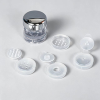 Logo personnalisé plastique vide 5 grammes 5ml 10ml petit mini contenant de paillettes pigmentées en vrac pour le maquillage des yeux