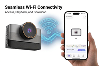 Cámara para Auto VIEVGUARB VS1132 con Sensor G, 4K, WiFi, Control por Aplicación, Doble Lente, Caja Negra