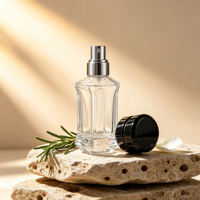 Flacon de parfum irrégulier de 50 ml, flacon de parfum personnalisé, flacon de luxe unique avec boîte cadeau
