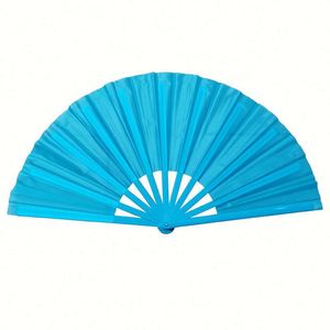 Abanico Plegable de Plástico Grande de 33 cm Personalizado, Abanico de Kung Fu, Carnaval, Música, Festival, Baile, Regalos, Artesanía de Bambú - Product Image 3