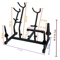 Combinaison Alto Sax Stand Incurvé Soprano Tenor Saxophone Flûte Clarinette Multi Usage Présentoir pour Instrument À Vent Vitrine