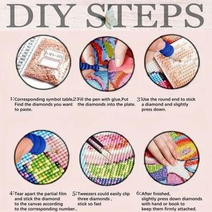 Kit di Pittura a Olio con Forma Speciale di Tartaruga Marina, Set di Pittura Impressionista 5D per Adulti, Kit di Pittura con Cristalli Fai-da-Te per Principianti - Product Image 6