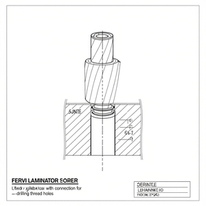 Laminateur Fervi avec connexion cylindrique pour pré-perçage des trous filetés - Product Image 2