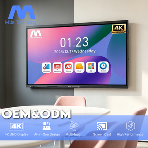 Tableau blanc interactif numérique MIDA OEM 55 65 75 86 98 110 pouces, écran tactile multipoint 4K, <span class=keywords><strong>prix</strong></span> de gros, Smart TV Board - Product Image 1