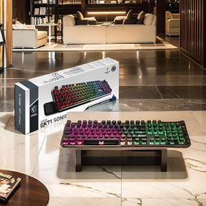 <span class=keywords><strong>Msi</strong></span> Vigor gk71 Sonic màu xanh chúng tôi Red Axis Máy tính để bàn chơi Game bàn phím - Product Image 4