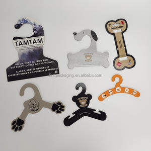 Оптовая продажа, биоразлагаемая картонная вешалка для одежды для собак, перерабатываемая вешалка для домашних животных для куклы - Product Image 2