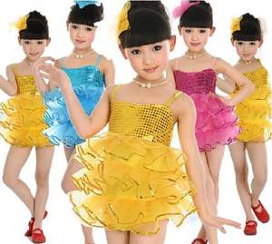 <span class=keywords><strong>Moins</strong></span> cher Ballet Danse Robe Enfants Performance Costumes fête Dancewear 3 Couleurs - Product Image 4