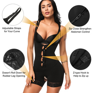 50% de réduction en stock sans couture Shapewear Body ceinture corps Shaper grande taille femmes Shaper Colombiananas Shapewear pour femmes - Product Image 4