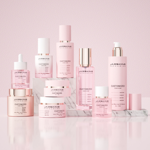 Biểu Tượng Tùy Chỉnh Dày Dưới Chăm sóc Da Bao Bì Thiết Lập <span class=keywords><strong>30</strong></span> 50 G 100 120 <span class=keywords><strong>Ml</strong></span> Sang Trọng Thủy Tinh Mỹ Phẩm Kem Jar Lotion Toner Chai Với Bơm - Product Image 3