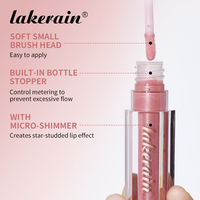 Gloss à lèvres scintillant en gros, 8 couleurs, haute pigmentation, formule lissante, fini mat longue tenue, imperméable et hydratant