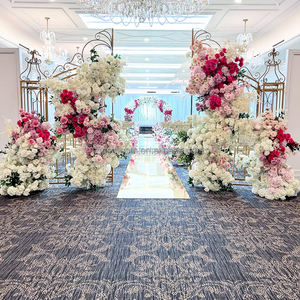Lisse Nouveau Design Or Métal Arche Fleur Stand Événements De Mariage Décor Jardin Porte Toile De Fond Fer Stand - Product Image 5
