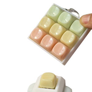 1-9 <b>Keys</b> Resin Keycaps 3D Printed Base DIY Color Matching PC Decompression Button Toy Switch Tester Keychain - Product Image 2