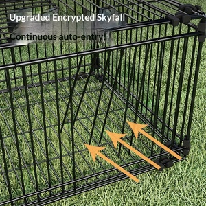 กรงนกพิราบโครงเหล็กทรงสี่เหลี่ยมผืนผ้า ป้องกั<span class=keywords><strong>นก</strong></span>าร<span class=keywords><strong>เข้า</strong></span>ออกได้ ประตูแบบวงแหวน ระบบเปิด-ปิดอัตโนมัติ สำหรับใช้งานกลางแจ้ง - Product Image 3