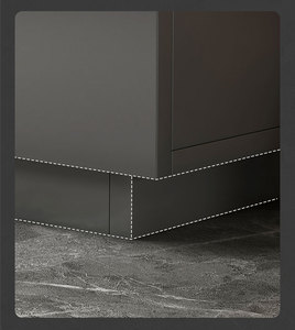 2022 thiết kế hiện đại bảng điều khiển bằng gỗ TV đứng tủ và bàn trà cà phê thiết lập mới đồ nội thất phòng khách với đá cẩm thạch hàng đầu cho phòng ngủ - Product Image 6