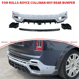 Pour Rolls Royce, pare-chocs arrière et pare-chocs modifiés en fibre de carbone sèche MSY pour Rolls Royce Cullinan, pièces de carrosserie de mise à niveau - Product Image 4