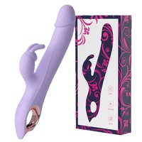 Vibrateur à billes télescopique Wenma Rabbit pour femmes, insertion et retrait automatiques, modèle 60 dB, pour adultes