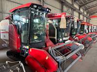 Moissonneuse-batteuse 4x4 Touxin à transmission automatique avec IoT, antidérapante et haute efficacité pour terres en eau et maïs en pente