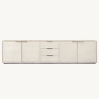 Classique simple meuble TV en bois massif meubles de salon villa console multimédia peut être personnalisé