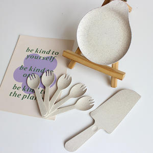 Cuchara-tenedor desechable, <span class=keywords><strong>cubiertos</strong></span> para aperitivos, cuchara-tenedor para pastel, vajilla para fiestas, decoraciones de mesa, vajilla desechable, juego de vajilla - Product Image 4