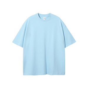 Camiseta al por Mayor 100% Algodón 230gsm, Camiseta de Alta Calidad para Hombre, Unisex, Hombros Caídos, Lisa, Talla Grande - Product Image 5