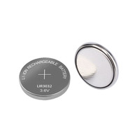LIR3032 Batería de botón de iones de litio recargable 3,6 V 120mAh Célula de moneda de iones de litio Akku