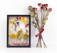 Cadre Sannahed en lin A4, panneau d'affichage en MDF, profondeur intérieure du cadre photo 4.5cm