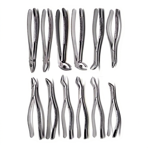 Juego de Fórceps Manuales para Extracción Dental Bellus International, Instrumentos de Extracción Dental, Molares Inferiores y Superiores, Acero Inoxidable Alemán - Product Image 1