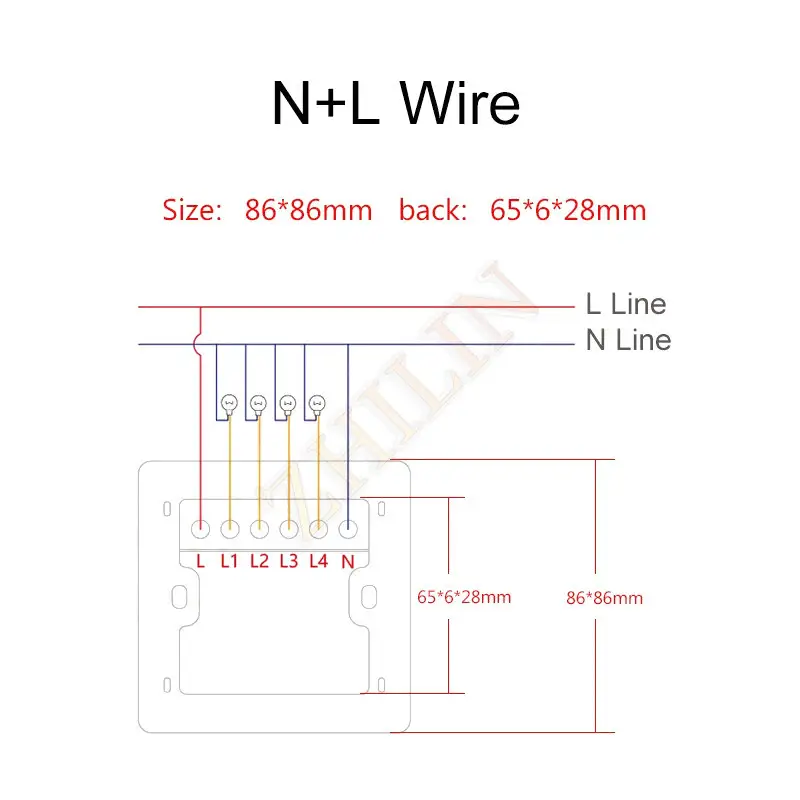 Tuya Smart Life Zigbee Ingebouwde Spraakbesturingsschakelaar Voor 4 Bende Lichtschakelaar 12-weg Scene Afstandsbediening Smart 85-250V