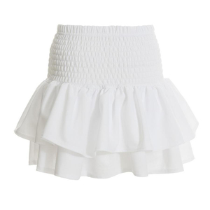 High Quality Summer <strong>White</strong> Ruched <strong>Frill</strong> Beautiful Mini <strong>Skirt</strong> Women Girl - Product Image 4