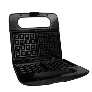 Máquina para hacer gofres de acero inoxidable multifuncional profesional, prensa eléctrica en forma de placa reemplazable, hogar, Hotel, Coche - Product Image 2