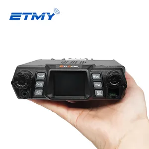 Ecome MT-690 25 watt Mini Uhf Vhf Dual band araç araba baz Walkie talkie Quad band mobil radyo alıcı verici