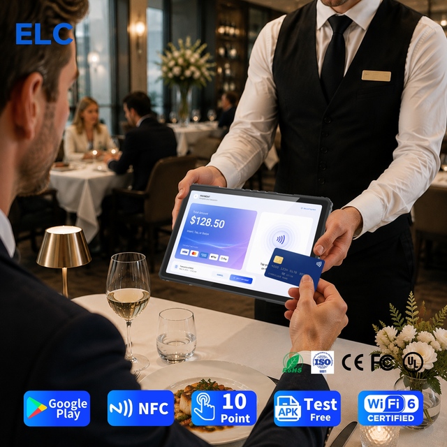 WiFi 6 Android POS Tablet 10.95 Inch 10 Point Touch 4GB 64GB Commercial Display for Restaurant Self Ordering and Digital Menu