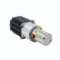 Pompe à engrenages à entraînement magnétique en acier inoxydable 316L, PEEK, PTFE, CIP, petit débit avec moteur CC sans balais pour pompe de codeur à jet d'encre