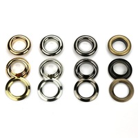 Œillets métalliques personnalisés pour cuir PU, rivets ronds creux de 5 mm à 20 mm, à utiliser sur les vêtements et les sacs