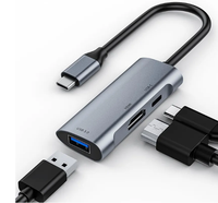 Connecteur USB 2.0 Type C mâle 6-9 broches PCB, prise LCP, coque en acier inoxydable blanc, placage or