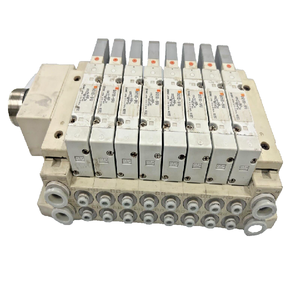 Nouveau distributeur pneumatique directionnel 5/2 voies PLC Bank à 8 vannes SV2100-5FU 24V - Product Image 1