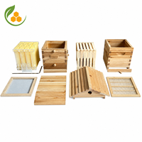 Mini Selbstfließender Honigbienenstock: Automatische Honigfluss-Bienenkasten-Box aus Holz für kleine Imker im Garten