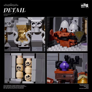 IN STOCK JD047 MOC Medieval Wizard Tower Building <b>Blocks</b> Model Construction Bricks Assembling Toys for Boys Christmas Gift Set - Product Image 2