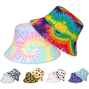 Wholesale Printed Sublimation Polyester Cotton Summer Unisex <b>Golf</b> <b>Bucket</b> <b>Hats</b> for Outdoor Sport - Product Image 4